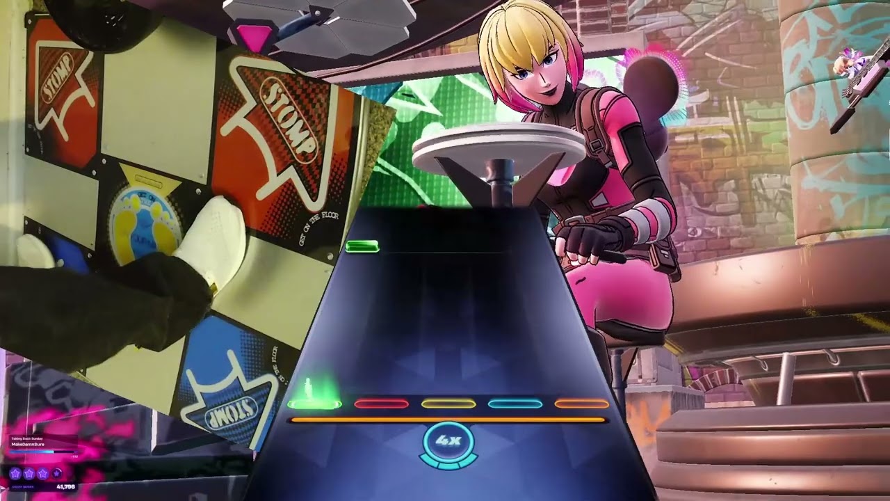 Pump It Up Fortnite Festival Expert: MakeDamnSure Taking Back Sunday Drum