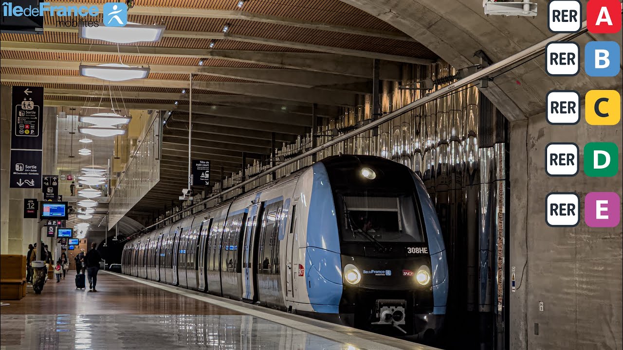 Paris/France 🇫🇷 – J’ai fait tous les RER pour trouver les plus belles gares (Top 5)