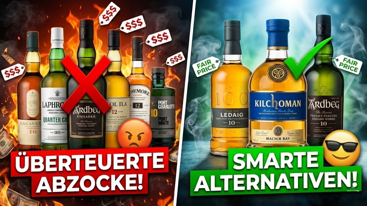 Islay-Whisky Wahrheit: 6 überteuerte Rauch-Whiskys – und 3 ehrliche Alternativen für die Hälfte