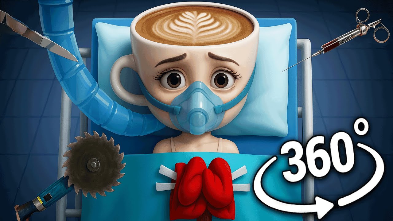 Italian Brainrot Animals and Ballerina Cappuccina Hospital | 360° VR