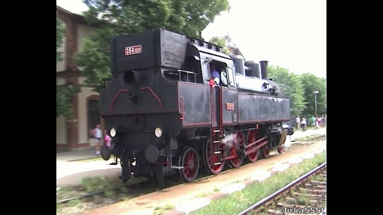 Parní lokomotiva 354.1217, Brno hl.n. - Střelice - Brno Královo Pole - Vyškov na Moravě, 7.-8.6.2003