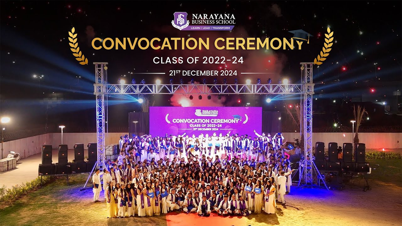 Convocation Ceremony | Batch Of 2022-24 | Narayana Business School