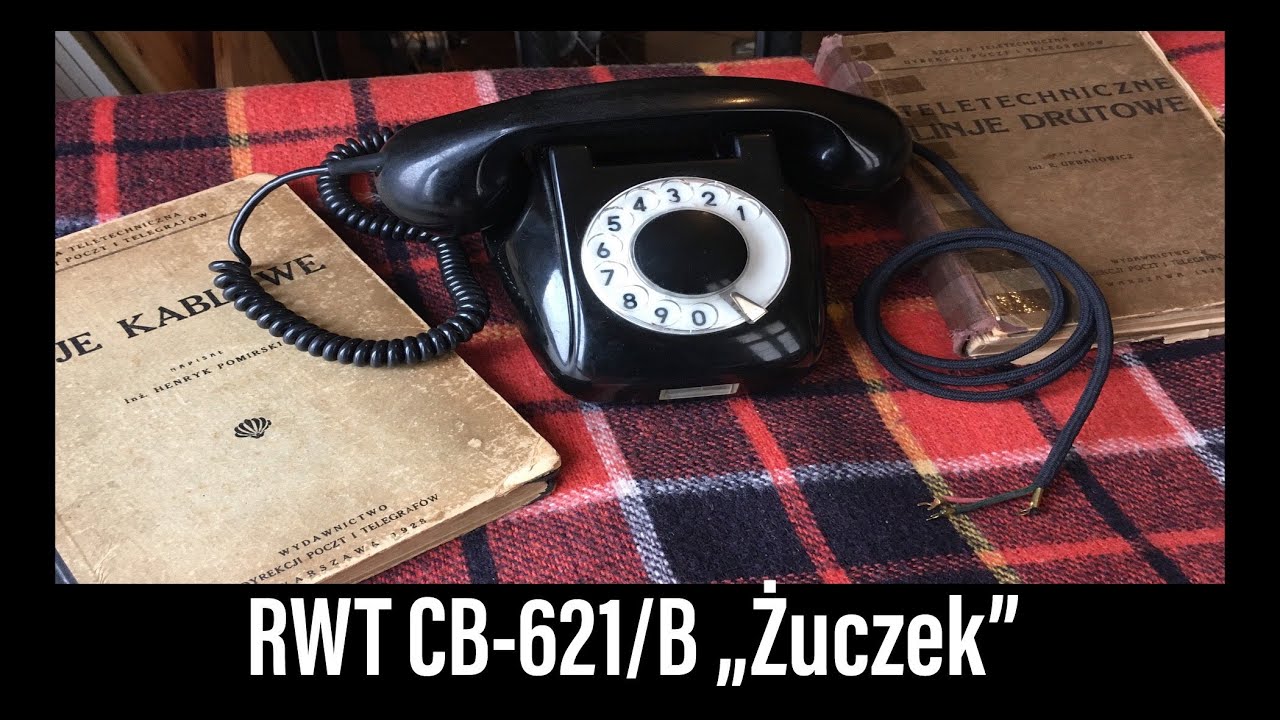Telekomunikacja stare telefony RWT CB-621/B Żuczek z 1968 roku 📞