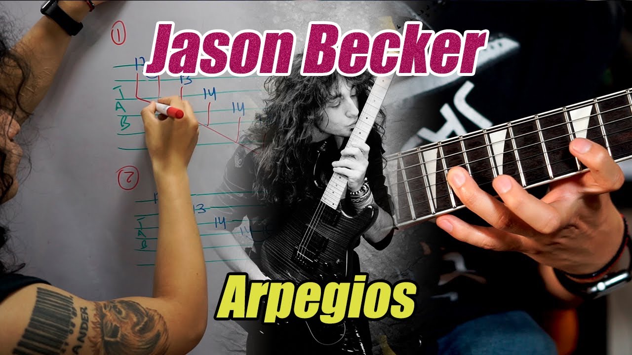 Cómo tocar ARPEGIOS como JASON BECKER en GUITARRA 🎸