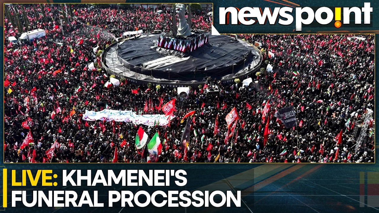 Khamenei Funeral: Ayatollah Ali Khamenei's Funeral Procession Begins in Tehran | WION Newspoint