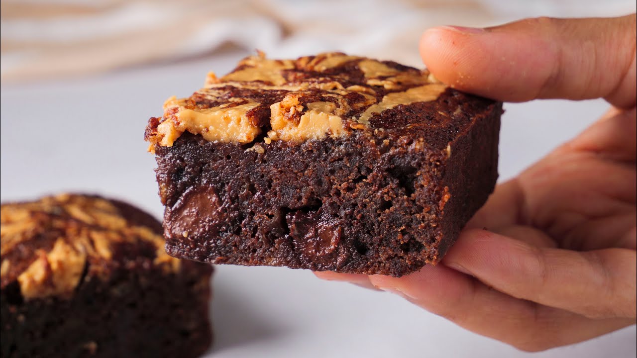 Peanut Butter Banana Brownies