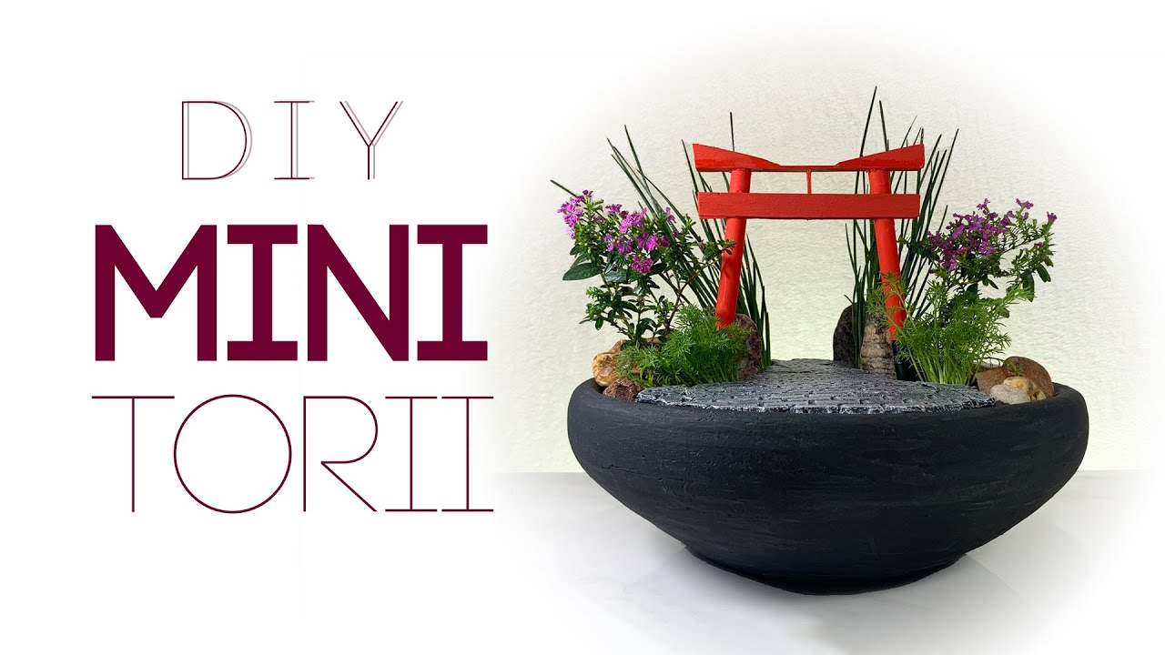 TORII DIORAMA | Making a mini Japanese portal
