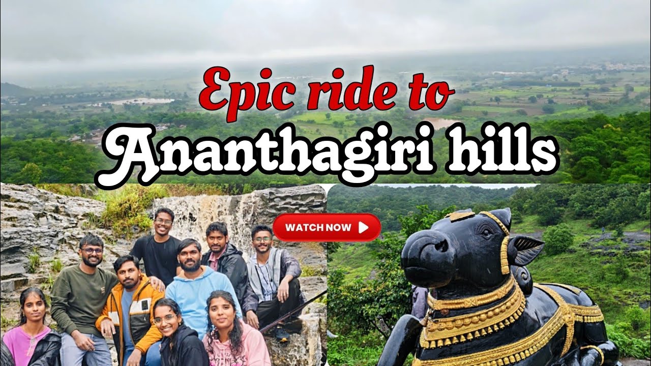 🏍️ Rainy Day Bike Ride to Ananthagiri Hills | Monsoon Adventure 🌧️🌿 #rexrider360 #explore #bikerlife