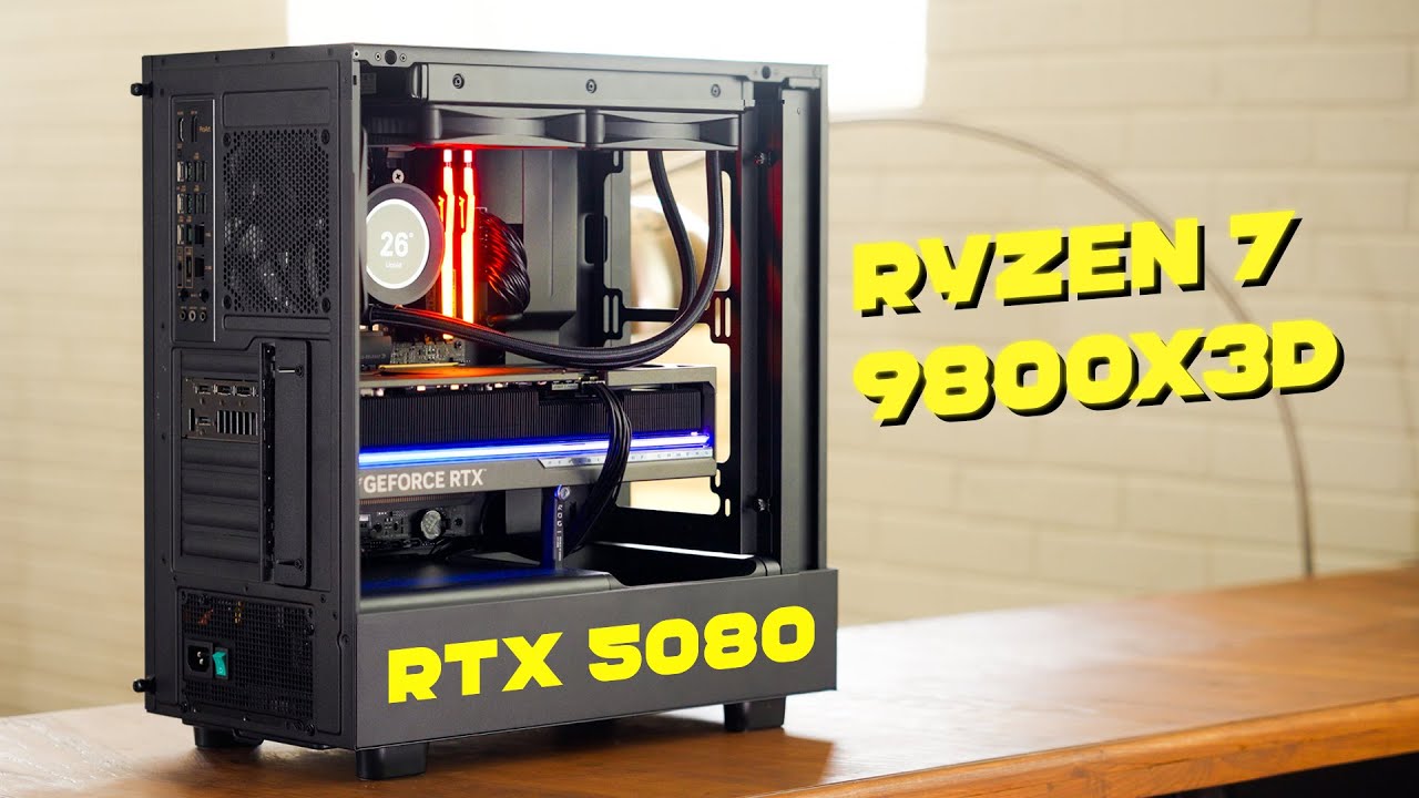Собрал себе самый мощный ПК дли игр с 9800X3D И RTX 5080!