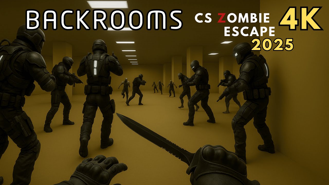 BACKROOMS Zombie Escape (4K) | CS2 | 2025