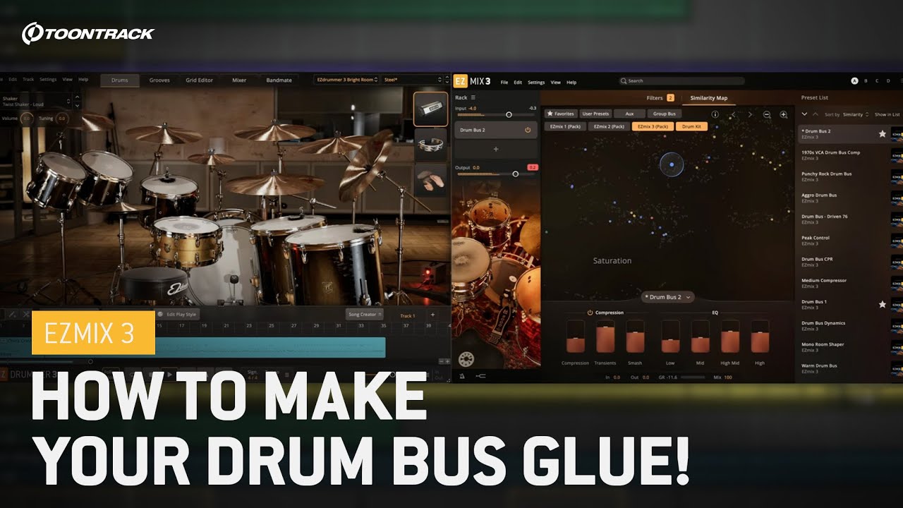 EZmix 3 &ndash; How To Make Your Drum Bus Glue!