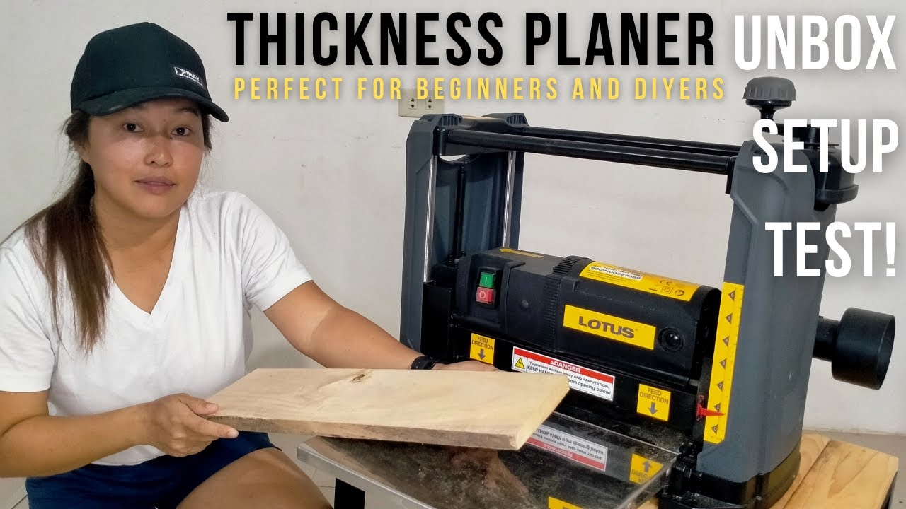 Setup, Testing and Review of Lotus Thickness Planer LT2000TPX
