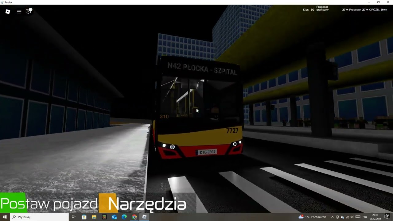 Roblox DTG2: Odjazdy, przyjazdy i postoje Enek na Dworcu Centralnym