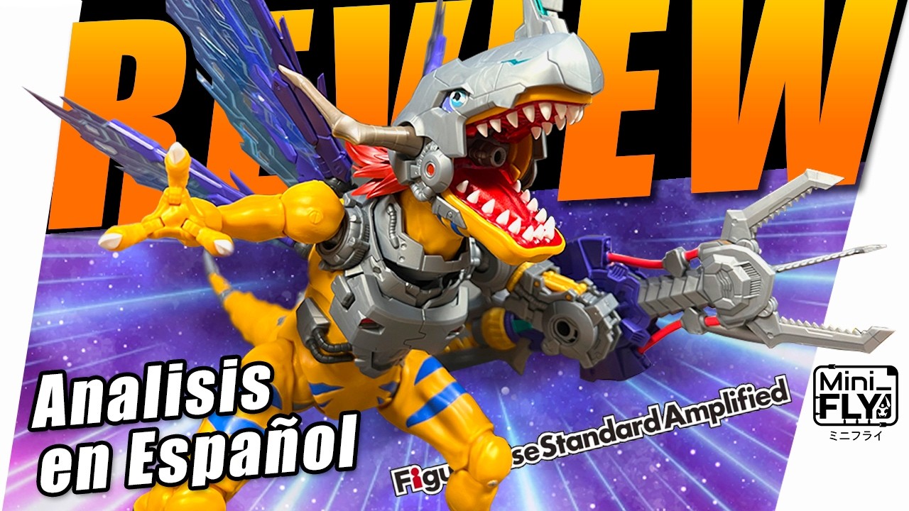 ¿Porque tiene esa GARRA? ¡TE LO CUENTO! | 🦖 Metalgreymon - Figure-Rise Standard Amplified (REVIEW)