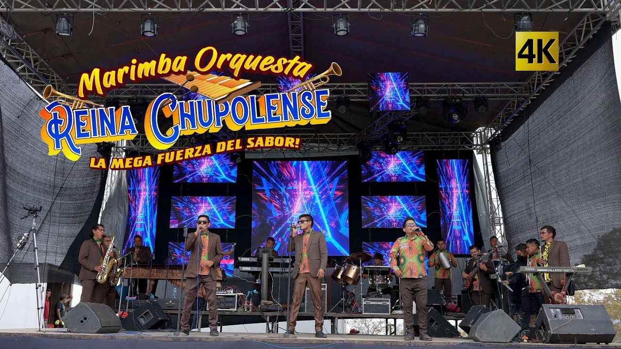 Marimba Orquesta Reina Chupolense - La Que Te Pone A Bailar 4K