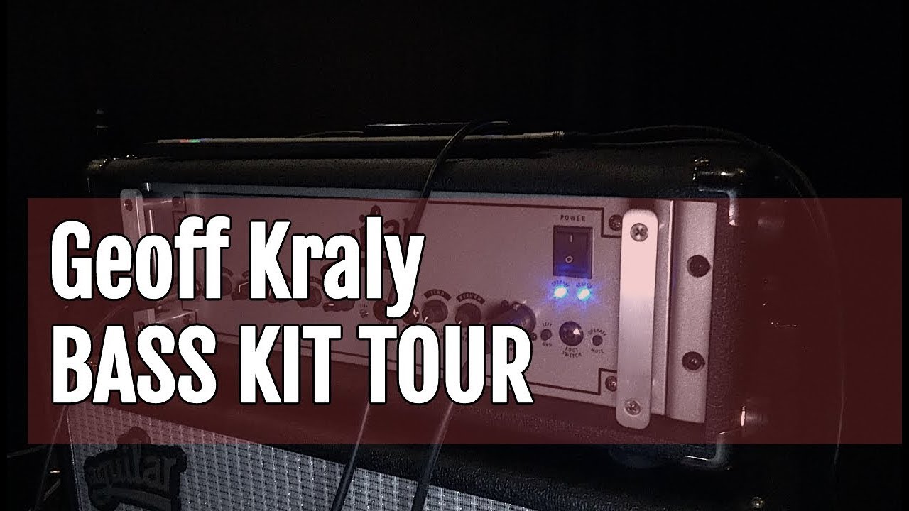 Geoff Kraly (Paris Monster) prezentuje sw&oacute;j sprzęt basowy