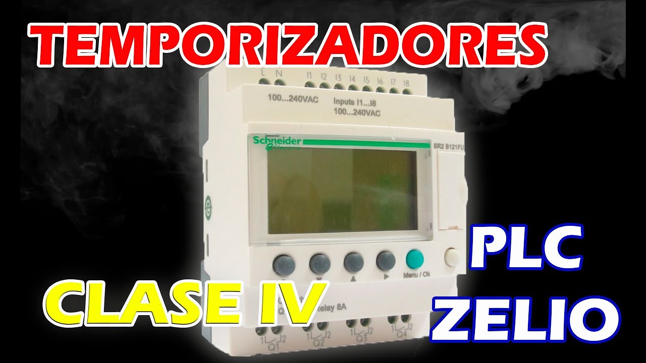 Aprende a temporizar con  PLC Zelio Schneider
