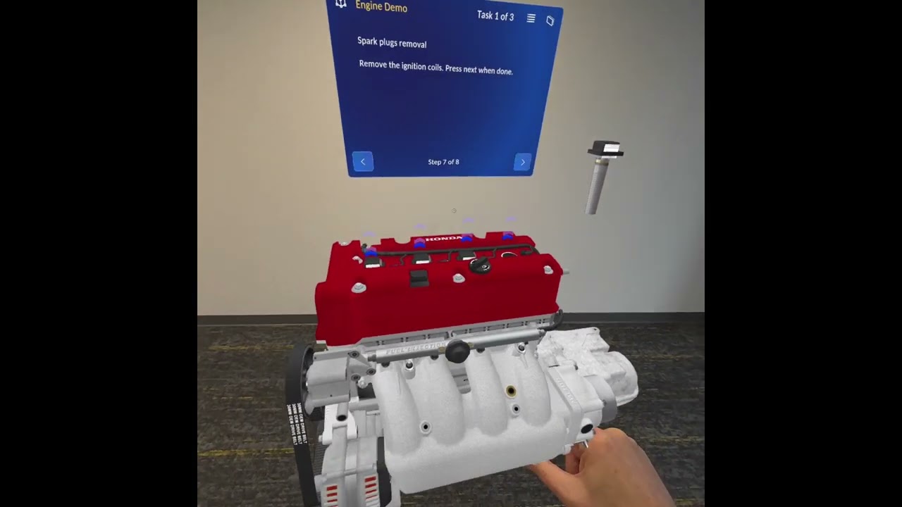 Arvizio Instructor - Engine Workflow with Meta Quest 3