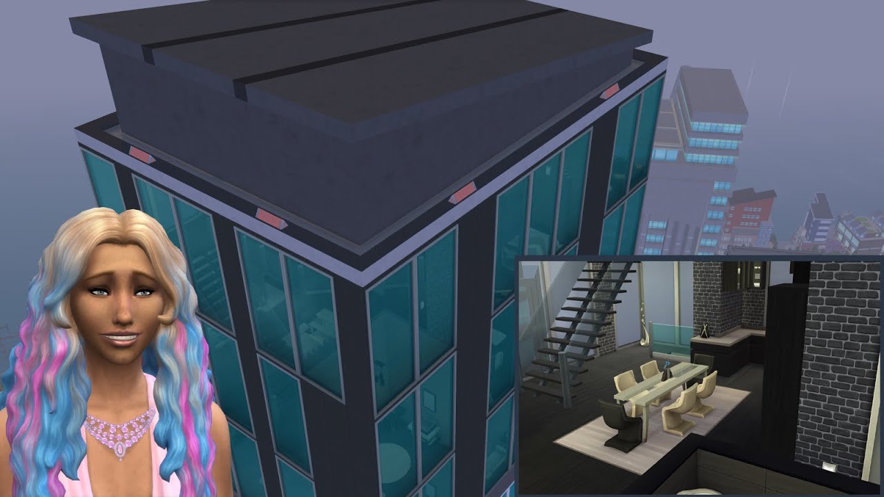 Exploring San Myshuno: 888 SPIRE APARTMENTS Sims 4 Housing