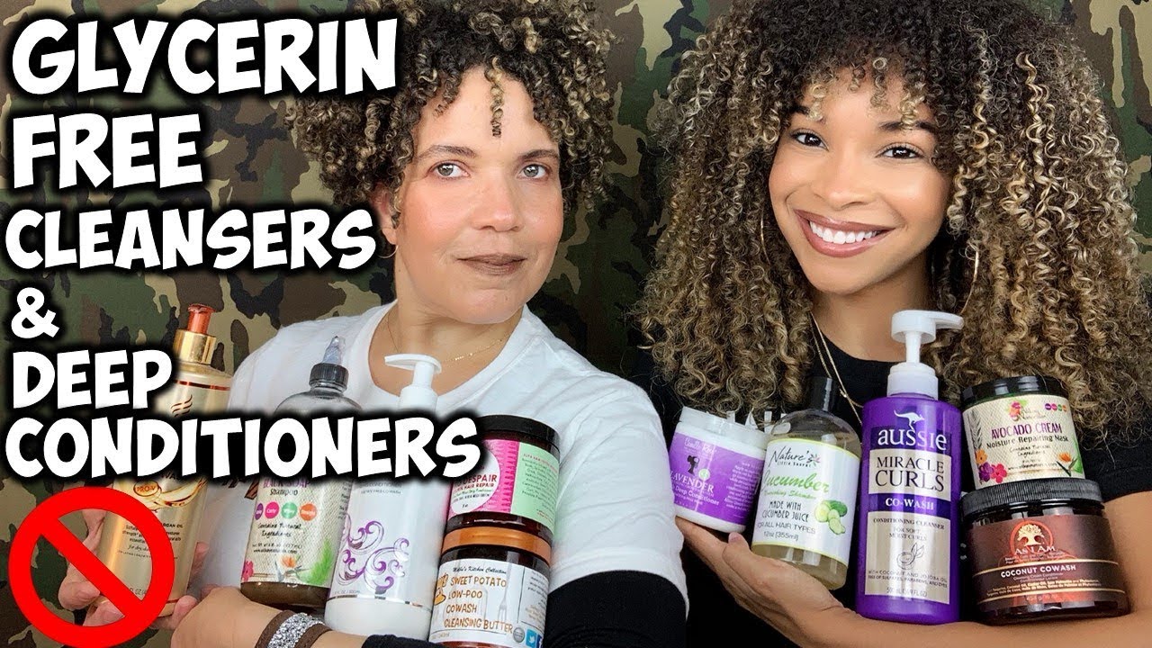 Glycerin FREE Cleansers & Deep Conditioners | Natural Hair Products