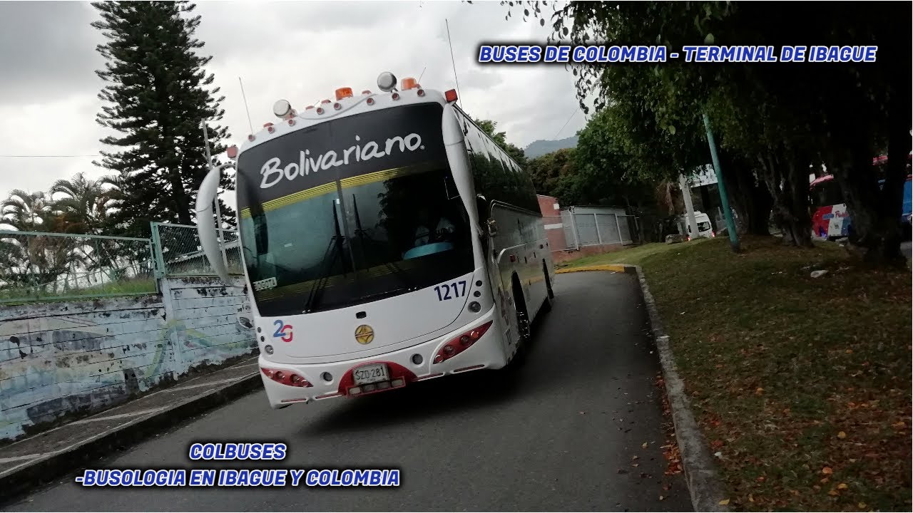 BUSES DE COLOMBIA- BUSES A LAS AFUERAS DEL TERMINAL DE IBAGUÉ #1