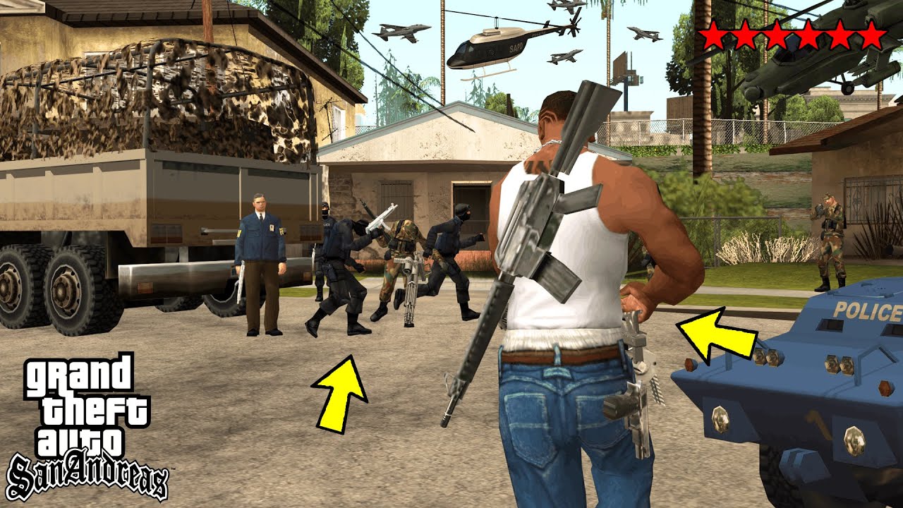 What Happens If You Get 6 Red Stars in GTA San Andreas? (Secret Cheat Code)