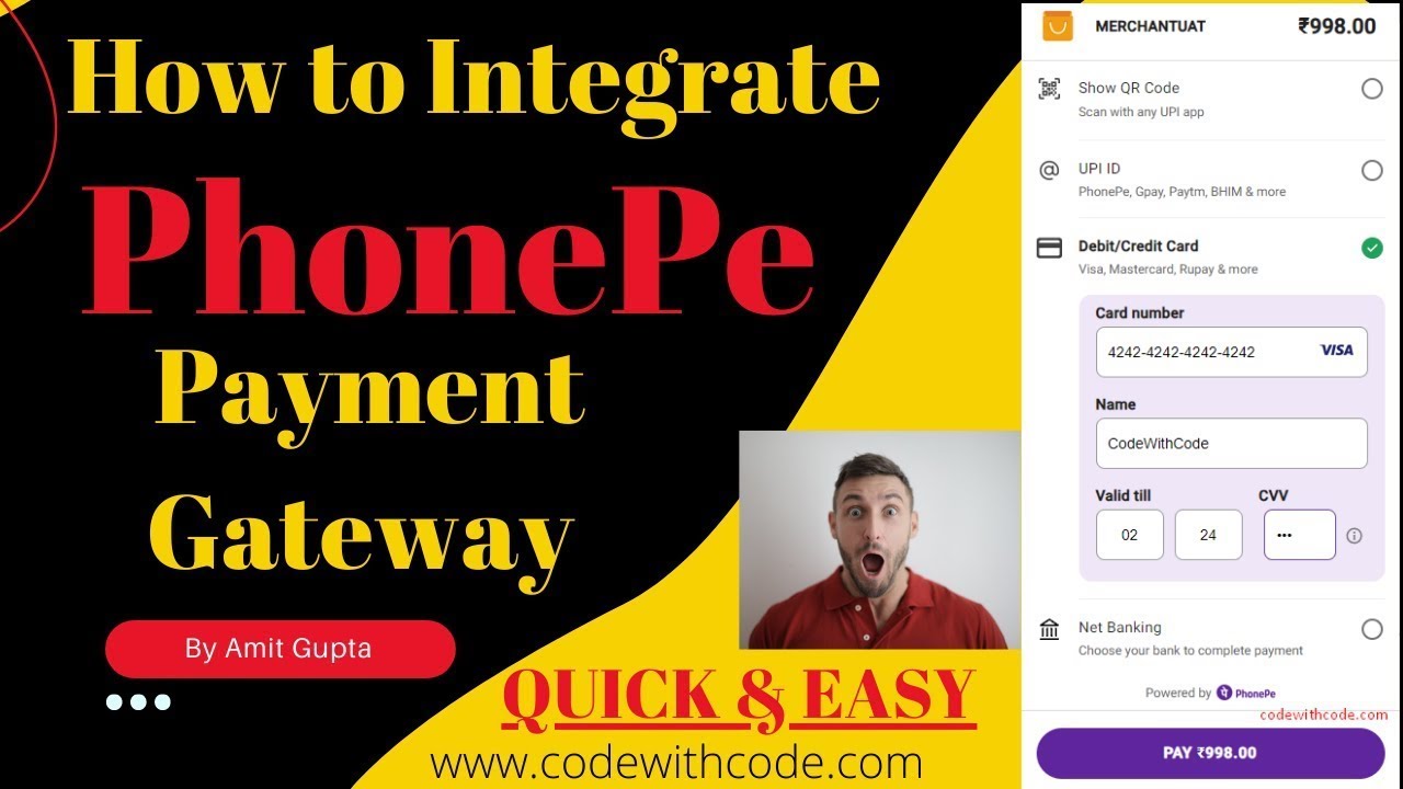 How to integrate PhonePe in website    how to integrate PhonePe  payment gateway #phonepe