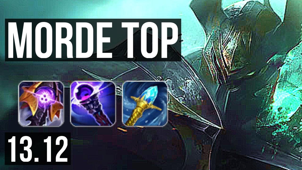 MORDEKAISER vs DR. MUNDO (TOP) | Rank 2 Morde, 3/1/7 | TR Challenger | 13.12