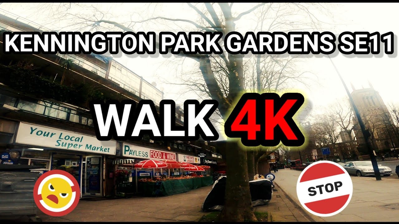 KENNINGTON PARK GARDENS WALK/ CORNER SHOP!! HARLEM SPARTANS,  LOSKI || LONDON HOODS IN 4K