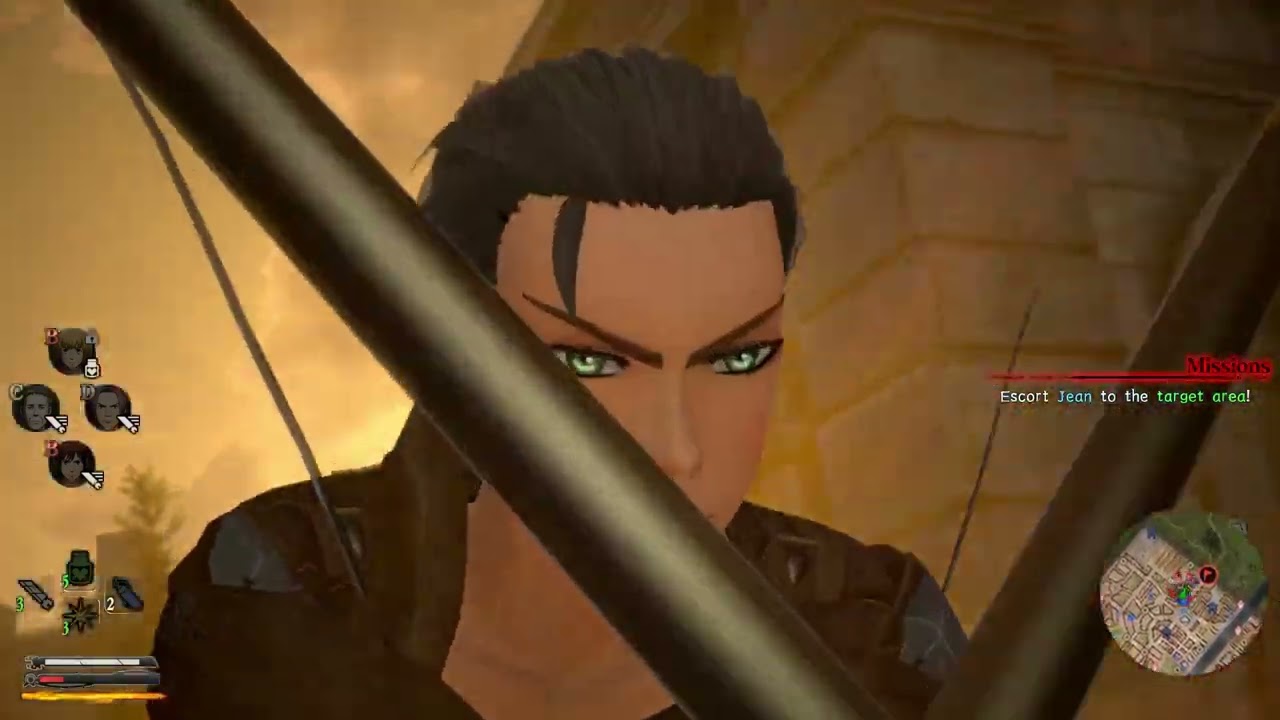 Attack On Titan 2 Final Battle retaking Trost gameplay