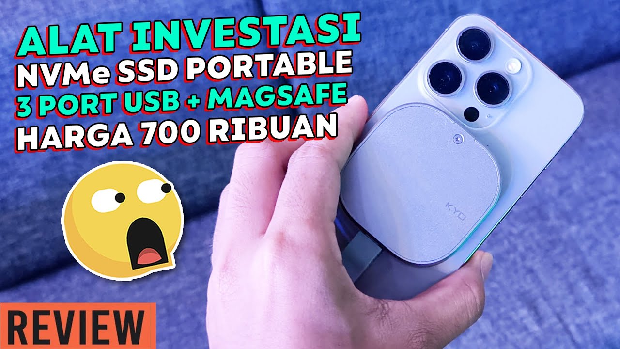 ALAT INVESTASI! NVMe SSD Portable MagSafe Cuma 700 Ribuan! Review KYO MD10 Pro