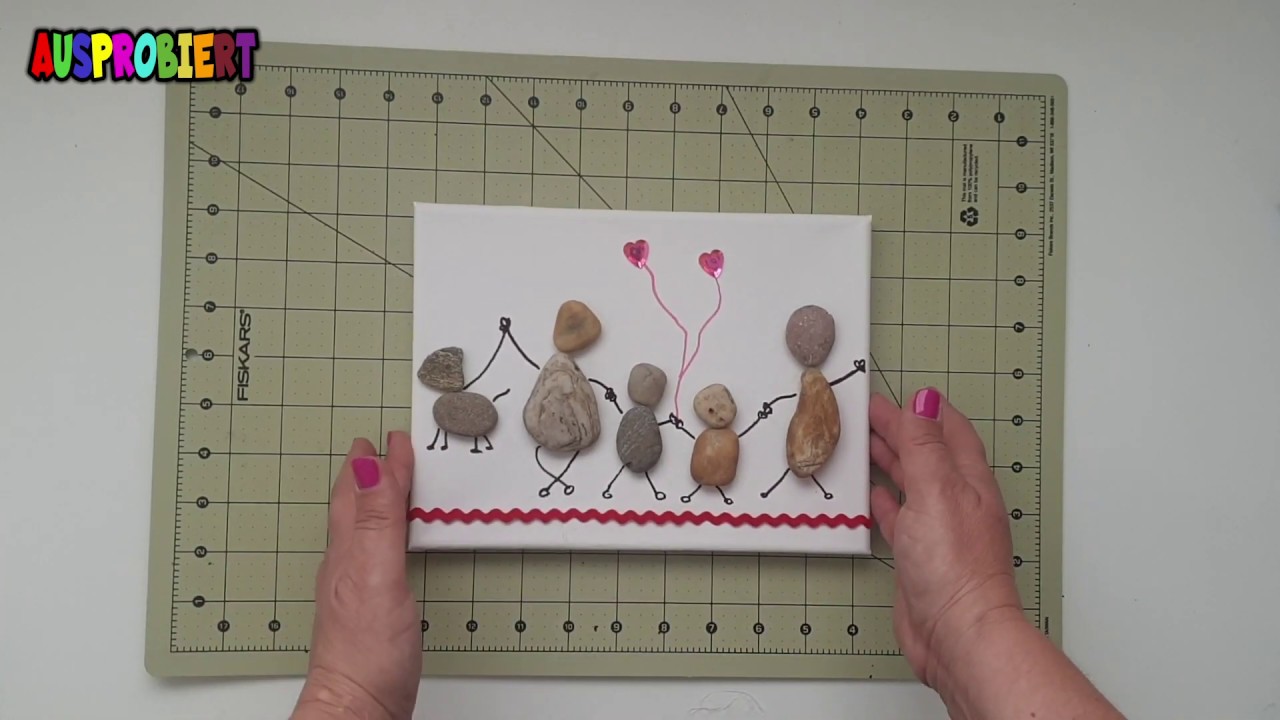 I love my family - DIY Steinfamilie