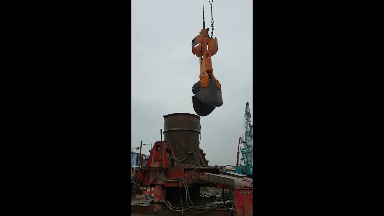 BUMA Single Rope Hammer Grab Operating