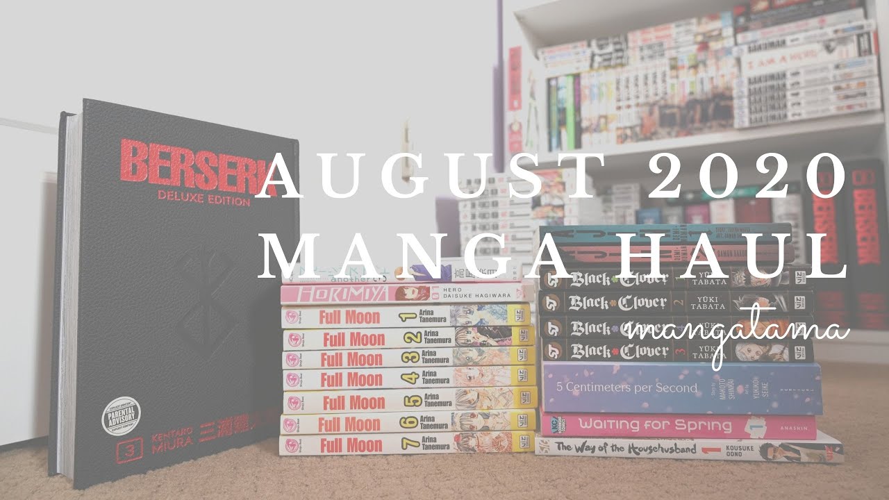 mini manga haul & unboxing // august 2020 (19 volumes)