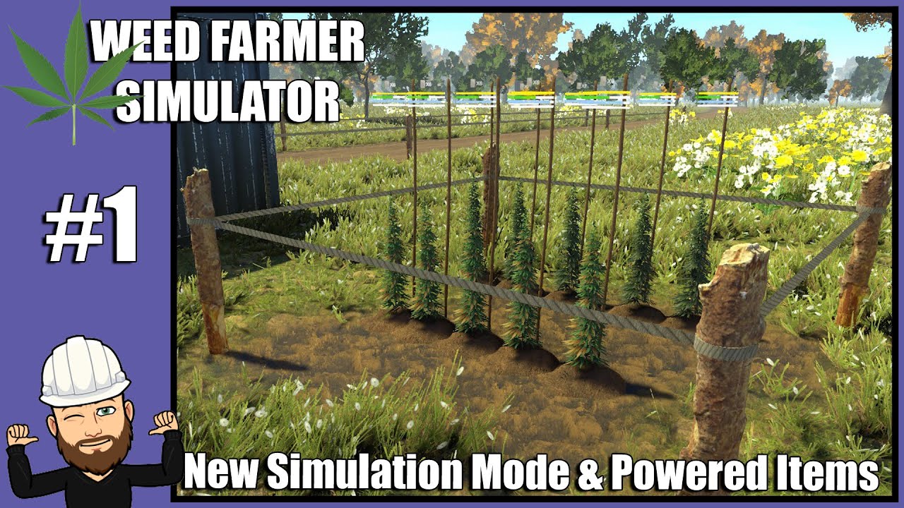 Weed Farmer Simulator #1 - New Simulation Mode & Powered Items