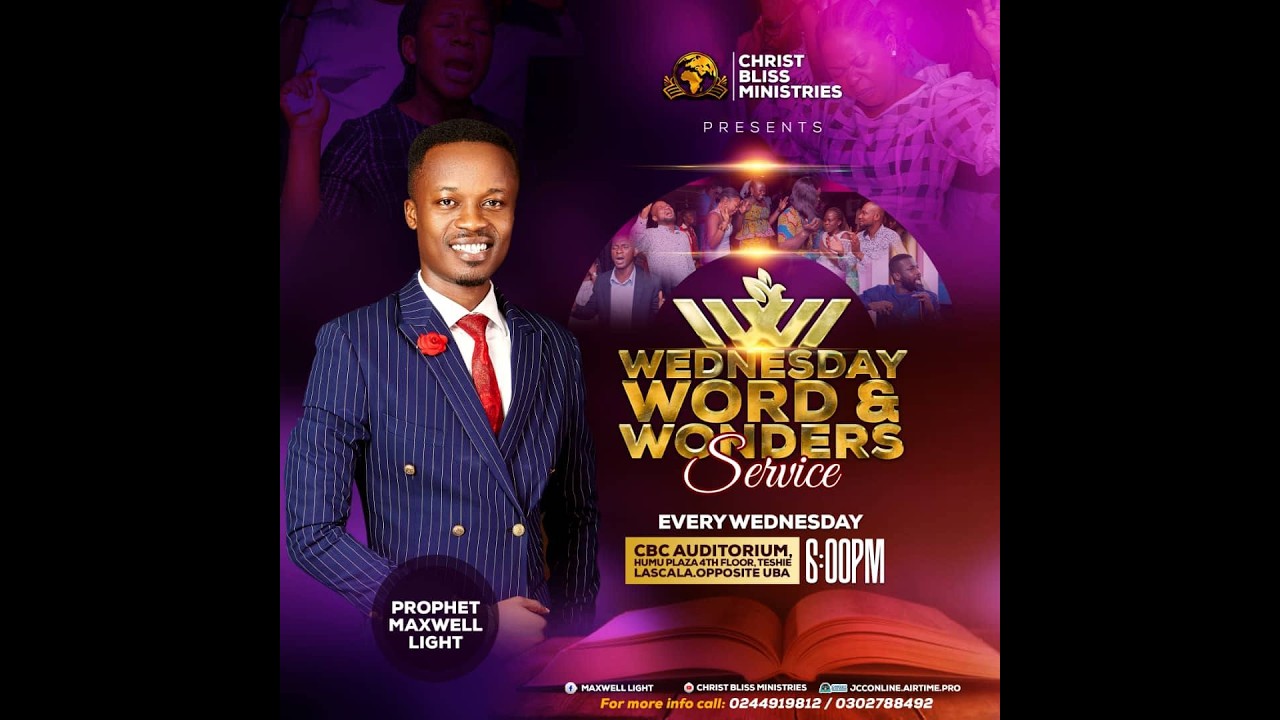 Wednesday Word And Wonders Service With Prophet Maxwell Light || 15th February 2026 || CBC