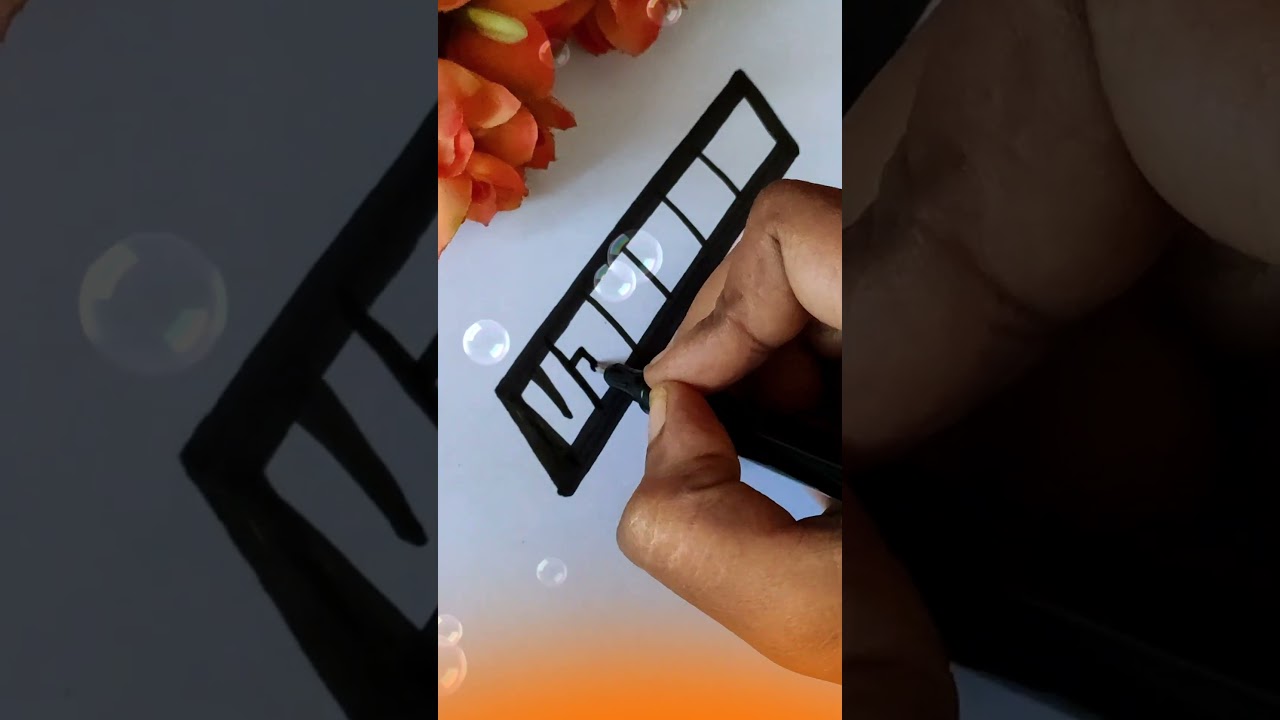 🧡 VIDHYA 🧡 #shorts #nameart #handwriting #lovestatus #vidhya