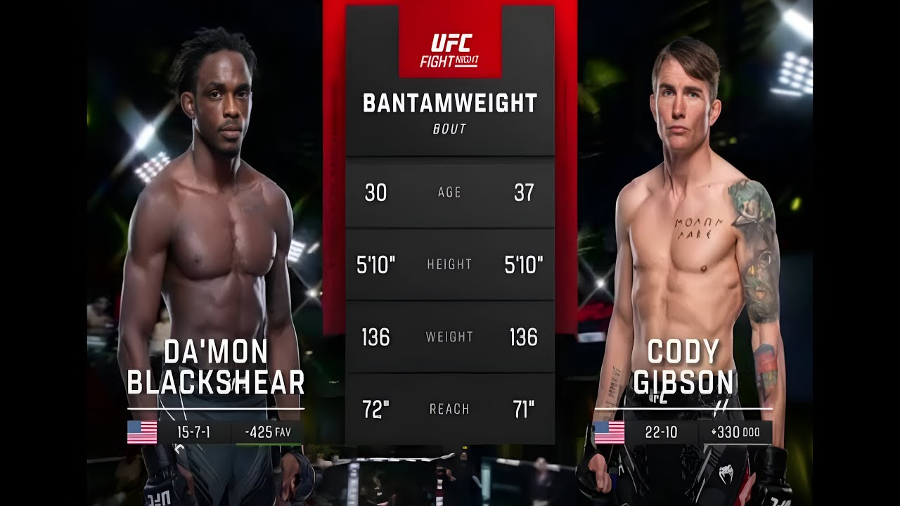 UFC #8 Da'mon Blackshear vs Cody Gibson