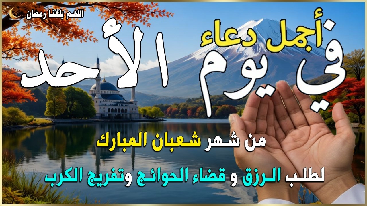 دعاء فى يوم الخميس المستجاب دعاء يوم 24 من شهر شعبان للرزق والشفاء العاجل وقضاء الحوائج 🤲(4k)