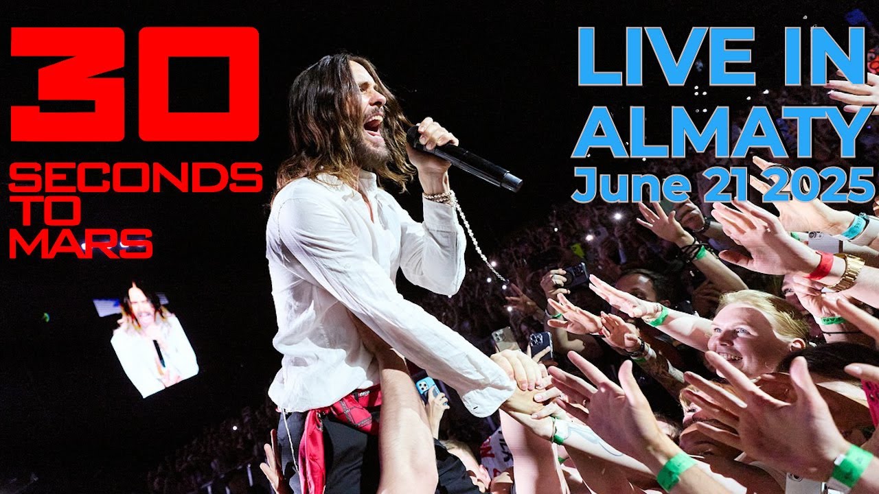 30 SECONDS TO MARS -  Live in Almaty June 21 2025 #30secondstomars