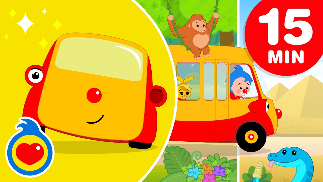 My Car Toonie 🚘 Songs About VEHICLES ♫ Plim Plim - The Kindness Hero (15 Min)