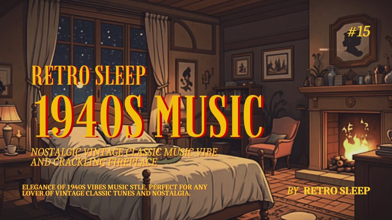 Nostalgic Vintage Classic Music 1940s Playing in Another Room at Bedroom | Retro Sleep | #15