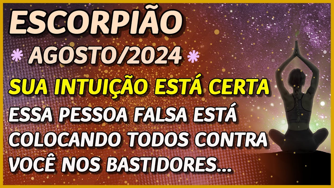 ESCORPIÃO ♏️ // SUA INTUIÇÃO ESTÁ CERTA... ⚡️😐- ESTÃO SE AFASTANDO DE VOCÊ, SIM... ⚡️⚖️😈