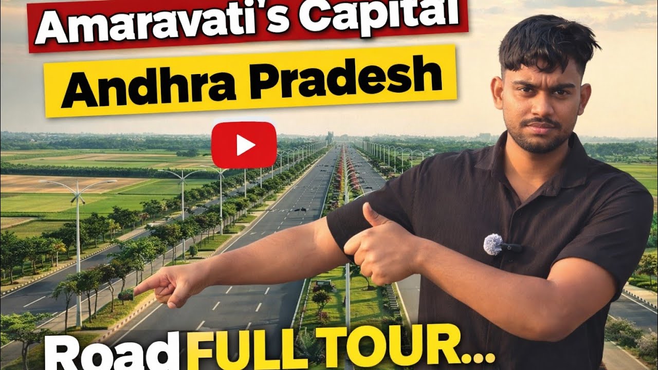 Amaravati Capital road full tour Update 2026 | Andhra Pradesh New Capital