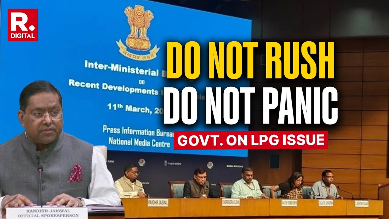 BREAKING: Govt. Briefing On LPG Issue: 'Avoid Panic Booking, There Is No Need To Rush'