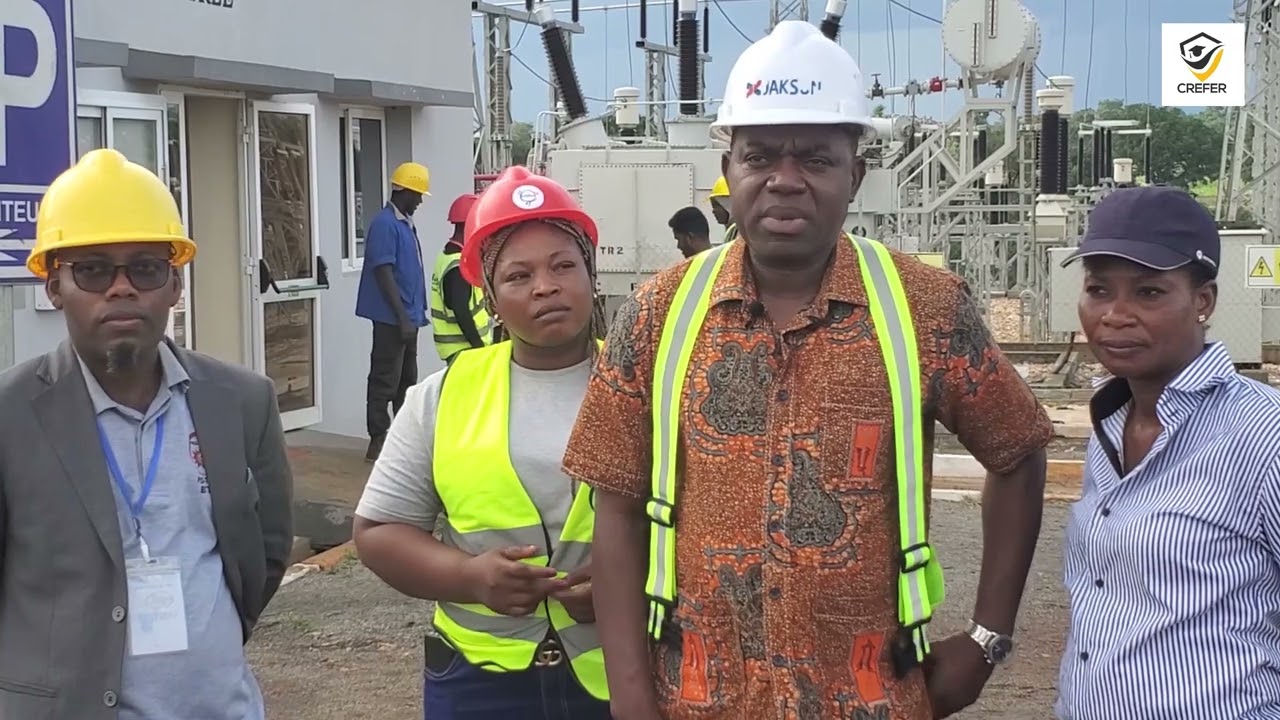 Visite de la plus grande centrale solaire de l'Afrique de l'ouest