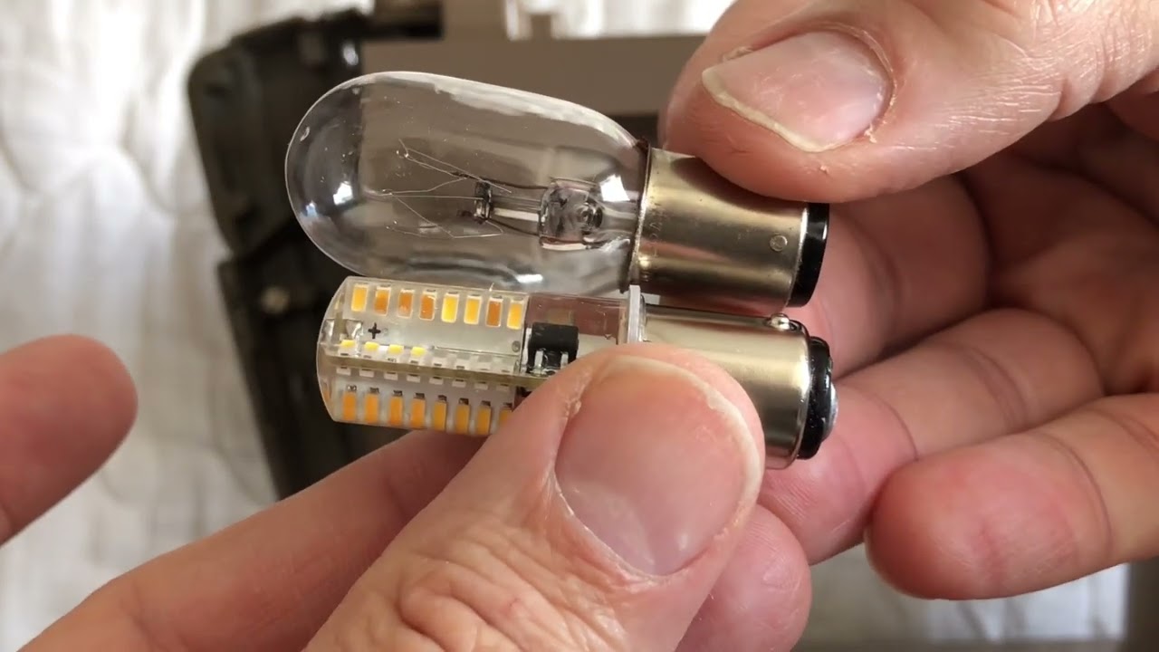 HOW TO SERIES #16:How Many Sewing Machine Tinkerers Does it Take to Change a Lightbulb? LED  Upgrade