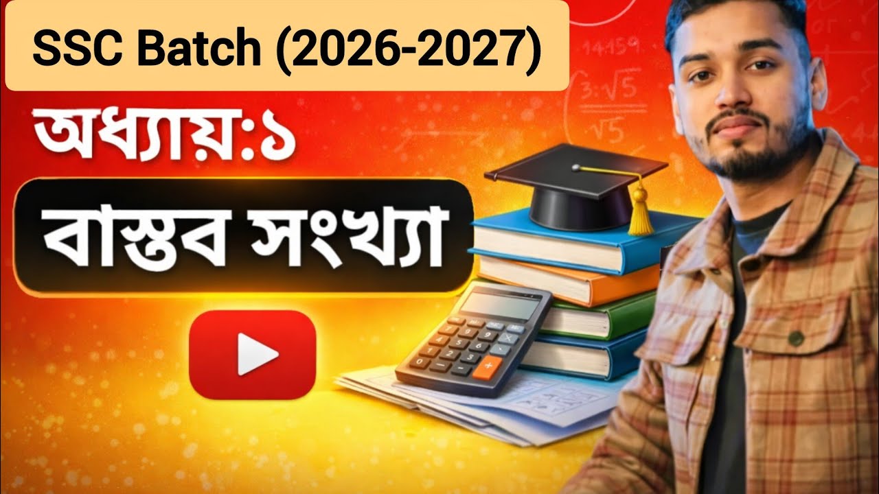 গণিতের ১ম অধ্যায় || SSC math chapter 1 || বাস্তব সংখ্যা || সাধারণ গণিত || Class 10 math || 