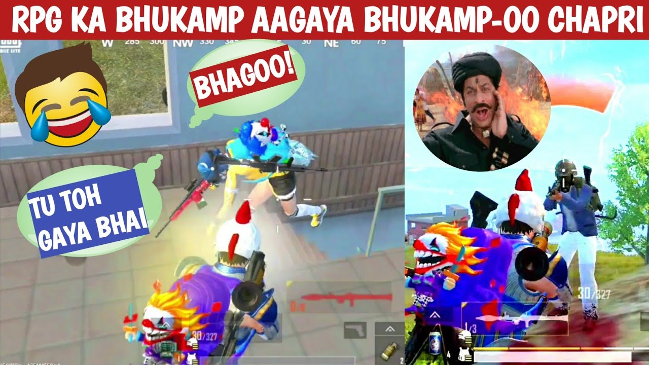RPG KA BHUKAMP AAGAYA-FULL RUSH COMEDY|pubg lite video online gameplay MOMENTS BY CARTOON FREAK