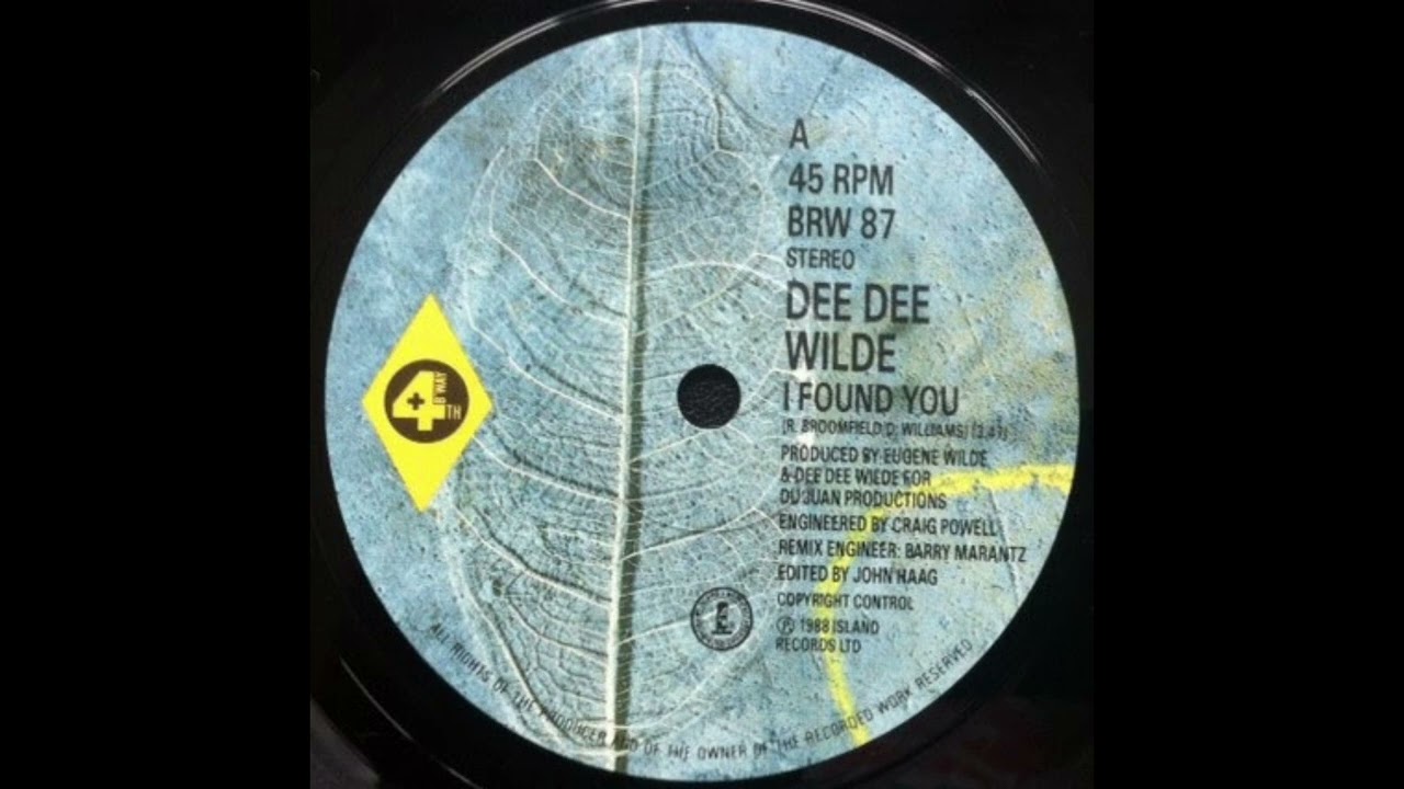Dee Dee Wilde – I Found You